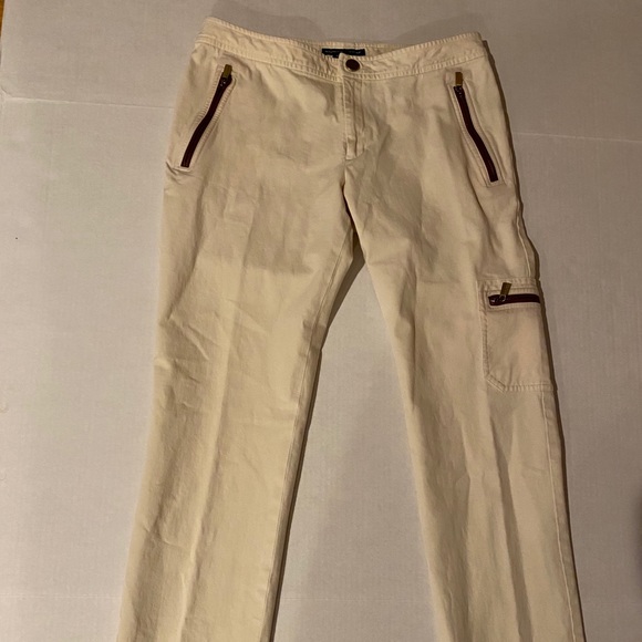 khaki designer pants